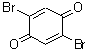 structure of CAS# 1633-14-3, 2,5-Dibromo-1,4-Benzoquinone;2,5-Dibromobenzo-1,4-quinone #