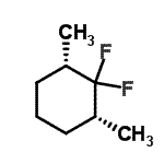 CAS#: 163353-67-1， (2R,6S)-1,1-Difluoro-2,6-Dimethylcyclohexane