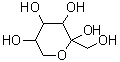structure of CAS# 16354-64-6, Hex-2-ulopyranose;(mixed an<wbr>omer) D-2<wbr>-Hydroxym<wbr>ethyl-tet<wbr>rahydro-p<wbr>yran-2,3,<wbr>4,5-tetra<wbr>ol;@57-48-7;D-TAGATOSE