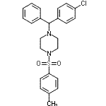 CAS#: 163837-56-7， 1-[(4-Chlorophenyl)(Phenyl)Methyl]-4-[(4-Methylphenyl)Sulfonyl]Piperazine
