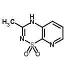 CAS#: 164124-12-3， 3-Methyl-4H-Pyrido[3,2-e][1,2,4]Thiadiazine 1,1-Dioxide