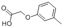 structure of CAS# 1643-15-8, 3-Methylphenoxyacetic Acid;2-(3-Methylphenoxy)Ethanoic Acid;(3-Methylphenoxy)Acetic Acid;4-06-00-02051 (Beilstein Handbook Reference)