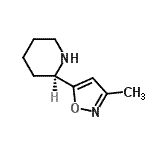 CAS#: 164351-53-5， (2R)-2-(3-Methyl-1,2-Oxazol-5-Yl)Piperidine