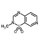CAS#: 164406-90-0， 2-Methyl-2H-Pyrido[4,3-e][1,2,4]Thiadiazine 1,1-Dioxide