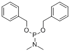 structure of CAS# 164654-49-3, N-[Bis(Phenylmethoxy)Phosphanyl]-N-Methylmethanamine;N-[Bis(Phenylmethoxy)Phosphanyl]-N-Methyl-Methanamine;Bis(Benzyloxy)Phosphanyl-Dimethyl-Amine;33737_Fluka