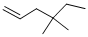 structure of CAS# 1647-08-1, 4,4-Dimethyl-1-Hexene;4,4-Dimethyl-1-Hexene;Inchi=1/C8h16/C1-5-7-8(3,4)6-2/H5h,1,6-7H2,2-4H;1-Hexene, 4,4-Dimethyl-