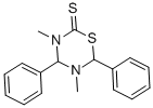 CAS#: 16486-28-5， Tetrahydro-3,5-dimethyl-4,6-diphenyl-2H-1,3,5-thiadiazine-2-thione