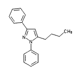 CAS#: 16492-64-1， 5-Butyl-1,3-Diphenyl-1H-Pyrazole