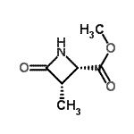 CAS#: 165036-27-1， Methyl (2S,3S)-3-Methyl-4-Oxo-2-Azetidinecarboxylate