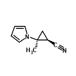 CAS#: 165059-78-9， (1R,2S)-2-Methyl-2-(1H-Pyrrol-1-Yl)Cyclopropanecarbonitrile