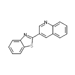 CAS#: 165067-13-0， 3-(1,3-Benzothiazol-2-Yl)Quinoline