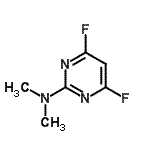 CAS#: 165258-63-9， 4,6-Difluoro-N,N-Dimethyl-2-Pyrimidinamine