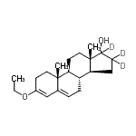 CAS#: 165304-83-6， 3-Ethoxy(16,16,17-<Sup>2</Sup>H<Sub>3</Sub>)Androsta-3,5-Dien-17-Ol