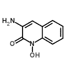 CAS#: 16551-96-5， 3-Amino-1-Hydroxy-2(1H)-Quinolinone