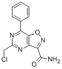 CAS 登录号：165611-01-8， 5-(氯甲基)-7-苯基-[1,2]恶唑并[5,4-e]嘧啶-3-甲酰胺