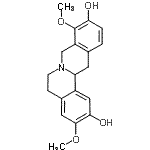 CAS#: 16562-14-4， 3,9-Dimethoxy-5,8,13,13alpha-Tetrahydro-6H-Isoquinolino[3,2-a]Isoquinoline-2,10-Diol