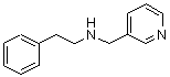structure of CAS# 16562-17-7, 2-Phenyl-N-(3-Pyridinylmethyl)Ethanamine;(2-phenylethyl)(3-pyridinylmethyl)amine;(2-phenylethyl)(3-pyridylmethyl)amine;(2-phenylethyl)(pyridin-3-ylmethyl)amine