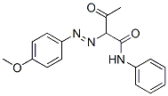 CAS 登录号：1657-18-7， 2-[(P-甲氧基苯基)偶氮]乙酰乙酰苯胺