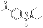 structure of CAS# 1658-97-5, 4-Acetyl-N,N-Diethyl-Benzenesulfonamide;4-Acetyl-N,N-Diethyl-Benzenesulfonamide;4-Ethanoyl-N,N-Diethyl-Benzenesulfonamide;An-584/42206196