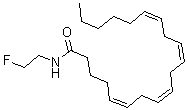CAS#: 166100-37-4， (5Z,8Z,11Z,14Z)-N-(2-Fluoroethyl)-5,8,11,14-Eicosatetraenamide