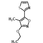 CAS 登录号：166180-75-2， 3-乙氧基-4-甲基-5-(1,3-噻唑-2-基)-1,2-恶唑