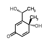 CAS#: 166327-64-6， (4R)-4-Hydroxy-3-[(1R)-1-Hydroxyethyl]-4-Methyl-2,5-Cyclohexadien-1-One