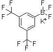 structure of CAS# 166328-09-2, Potassium [3,5-Bis(Trifluoromethyl)Phenyl](Trifluoro)Borate(1-);MFCD03701625;potassium<wbr> [3,5-bis<wbr>(trifluor<wbr>omethyl)p<wbr>henyl](tr<wbr>ifluoro)b<wbr>orate(1-);Potassium [3,5-bis(trifluoromethyl)phenyl]trifluoroborate