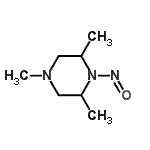 CAS#: 16642-58-3， 2,4,6-Trimethyl-1-Nitrosopiperazine
