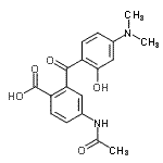 CAS#: 166442-37-1， 4-Acetamido-2-[4-(Dimethylamino)-2-Hydroxybenzoyl]Benzoic Acid