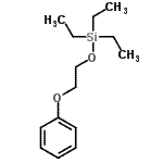 CAS 登录号：16654-60-7， 三乙基(2-苯氧基乙氧基)硅烷