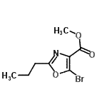CAS#: 166591-42-0， Methyl 5-Bromo-2-Propyl-1,3-Oxazole-4-Carboxylate