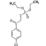 CAS#: 16662-86-5， S-{[(4-Chlorophenyl)Sulfinyl]Methyl} O,O-Diethyl Phosphorothioate