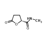 CAS#: 166765-06-6， (2R)-N-Methyl-5-Oxotetrahydro-2-Furancarboxamide