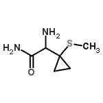 CAS#: 166813-29-2， 2-Amino-2-[1-(Methylsulfanyl)Cyclopropyl]Acetamide