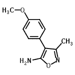 CAS#: 166964-11-0， 4-(4-Methoxyphenyl)-3-Methyl-Isoxazol-5-Amine