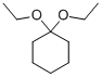 structure of CAS# 1670-47-9, 1,1-Diethoxycyclohexane;539430_Aldrich;Cyclohexanone Diethyl Ketal;Cyclohexane, 1,1-Diethoxy-