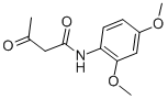 structure of CAS# 16715-79-0, 2',4'-Dimethoxyacetoacetanilide;N-(2,4-Dimethoxyphenyl)-3-Oxo-Butanamide;N-(2,4-Dimethoxyphenyl)-3-Keto-Butyramide;Nsc50633