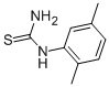 结构式 CAS# 16738-19-5, N-(2,5-二甲基苯基)-硫脲
