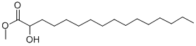 结构式 CAS# 16742-51-1, 2-羟基-十六烷酸甲酯