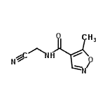 CAS#: 167538-19-4， N-(Cyanomethyl)-5-Methyl-1,2-Oxazole-4-Carboxamide