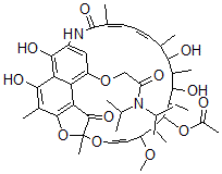 CAS#: 16784-03-5， 4-O-[2-(Dipropylamino)-2-Oxoethyl]Rifamycin