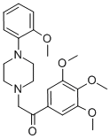 CAS#: 16785-20-9， alpha-[4-(2-Methoxyphenyl)-1-Piperazinyl]-3',4',5'-Trimethoxyacetophenone