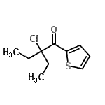 CAS#: 168033-00-9， 2-Chloro-2-Ethyl-1-(2-Thienyl)-1-Butanone