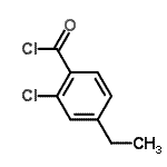 CAS#: 168036-25-7， 2-Chloro-4-Ethylbenzoyl Chloride
