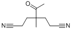 structure of CAS# 1681-17-0, 3-Acetyl-3-Methylpentanedicarbonitrile;4-Acetyl-4-Methyl-Heptanedinitrile;4-Acetyl-4-Methyl-Pimelonitrile;4-Ethanoyl-4-Methyl-Heptanedinitrile