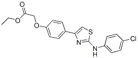 CAS#: 168127-33-1， Ethyl 2-[4-[2-[(4-Chlorophenyl)Amino]-1,3-Thiazol-4-Yl]Phenoxy]Acetate