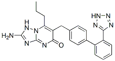 CAS 登录号：168152-76-9， 2-氨基-7-丙基-6-[[4-[2-(2H-四唑-5-基)苯基]苯基]甲基]-1H-[1,2,4]三唑并[1,5-a]嘧啶-5-酮