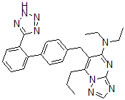 CAS#: 168152-77-0， N,N-Diethyl-7-Propyl-6-[[4-[2-(2H-Tetrazol-5-Yl)Phenyl]Phenyl]Methyl]-[1,2,4]Triazolo[1,5-a]Pyrimidin-5-Amine