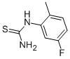 structure of CAS# 16822-86-9, (5-Fluoro-2-Methyl-Phenyl)Thiourea;(5-Fluoro-2-Methyl-Phenyl)Thiourea;Zinc00102569