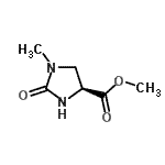 CAS#: 168399-09-5， Methyl (4S)-1-Methyl-2-Oxo-4-Imidazolidinecarboxylate